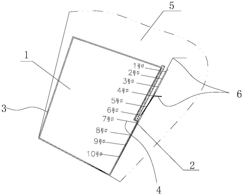 Blow-filling method and structure for controlling difference elevation of mud surface after treatment and unloading of soft foundation