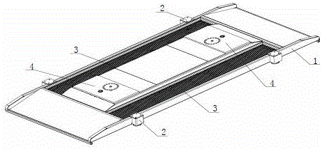 Automatically rotated and moved ground parking platform