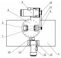 Automatically rotated and moved ground parking platform