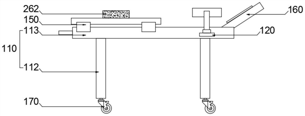 Limb bone fracture fixing device for emergency treatment