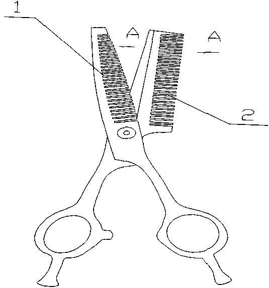 Composite comb scissors