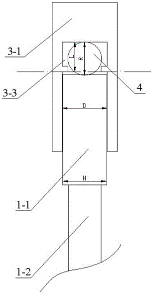 One-sided reed traversing driving mechanism