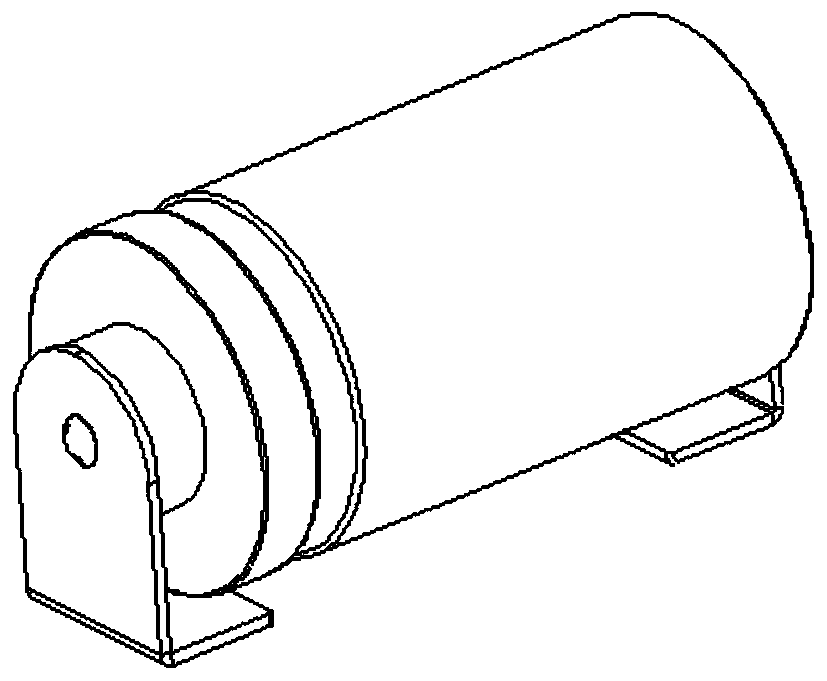 Non-electrolyte tantalum electrolytic capacitor positive and negative electrode patch welding process