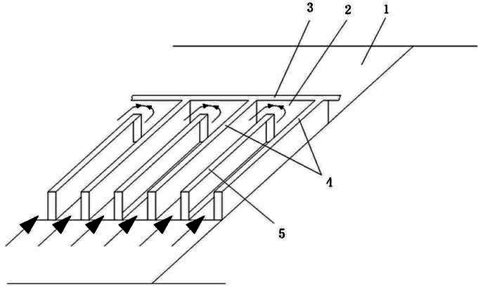 Zigzag wave prevention dike