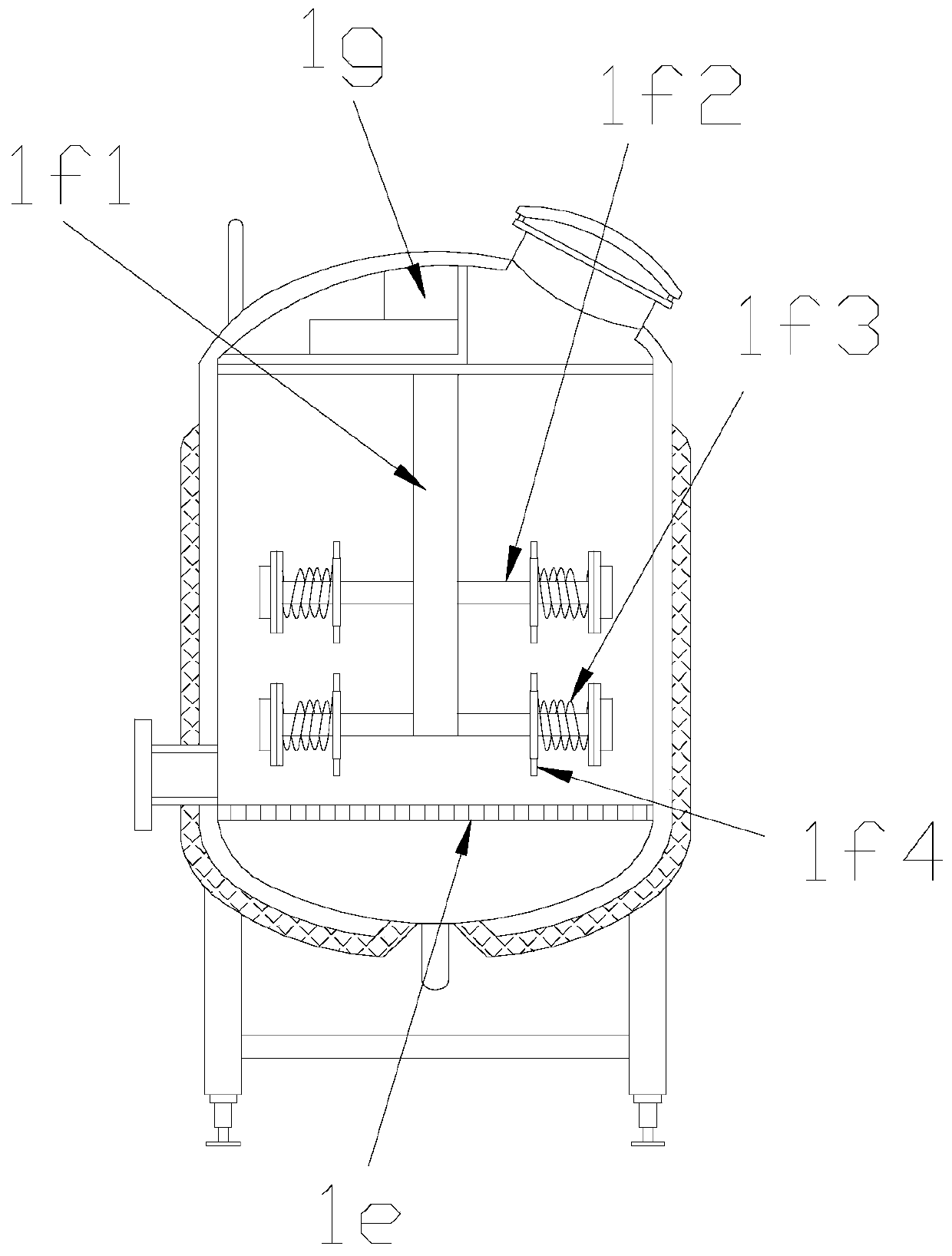 Liquid fermentation equipment capable of accelerating aging