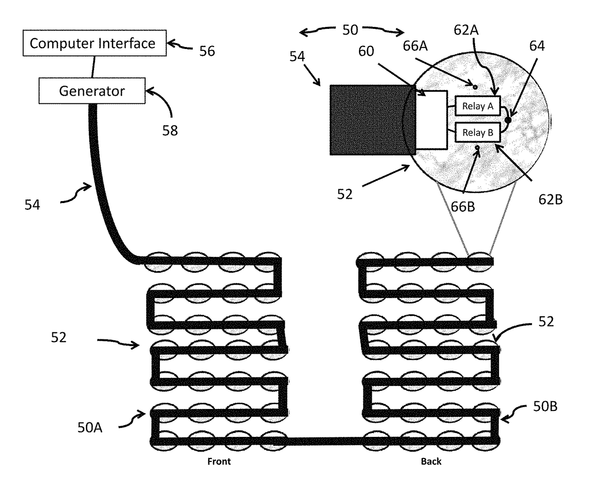 Apparatus and method for treating multiple tumors in patients with metastatic disease by electric fields