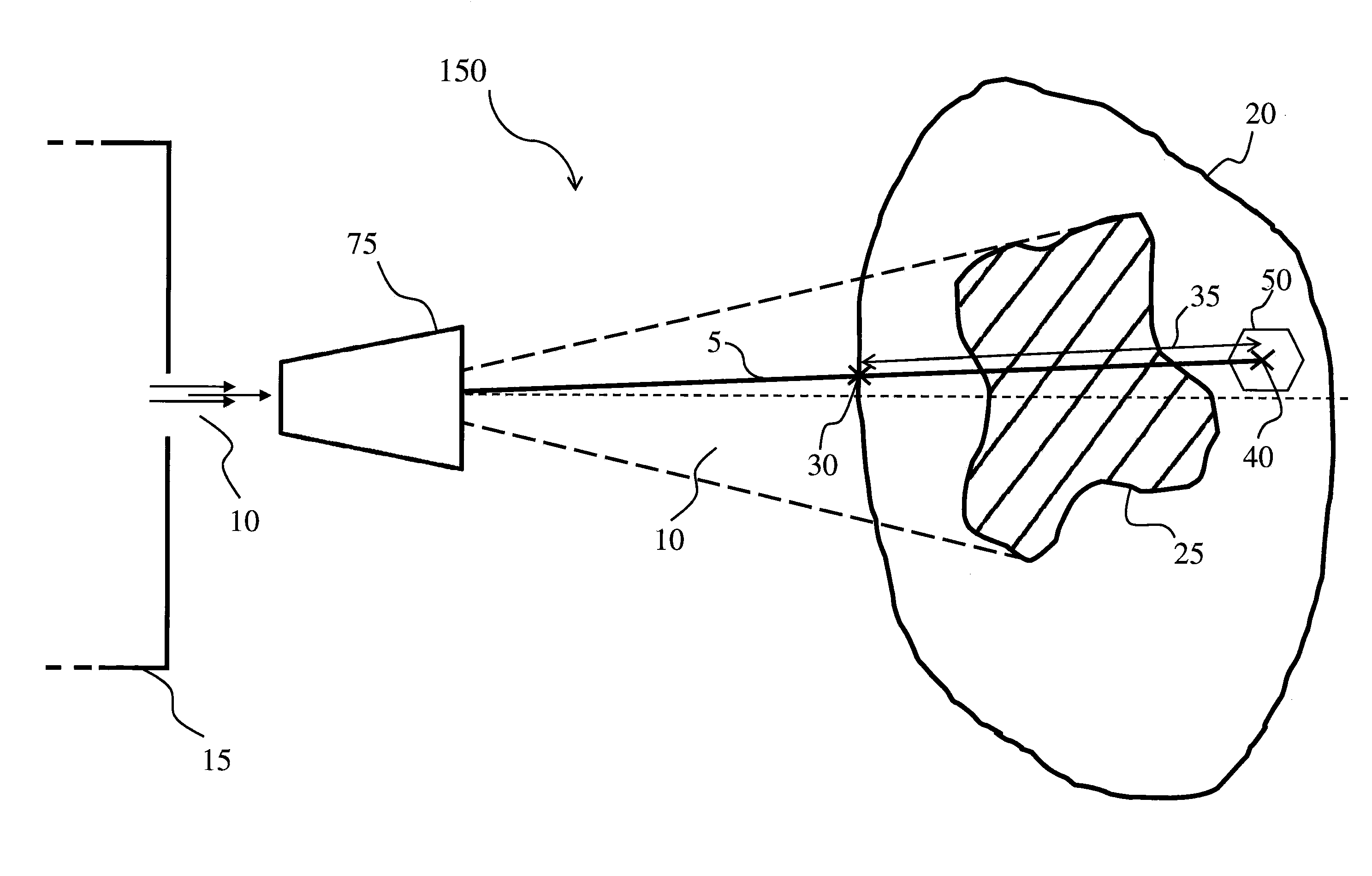 Water equivalent depth measurement