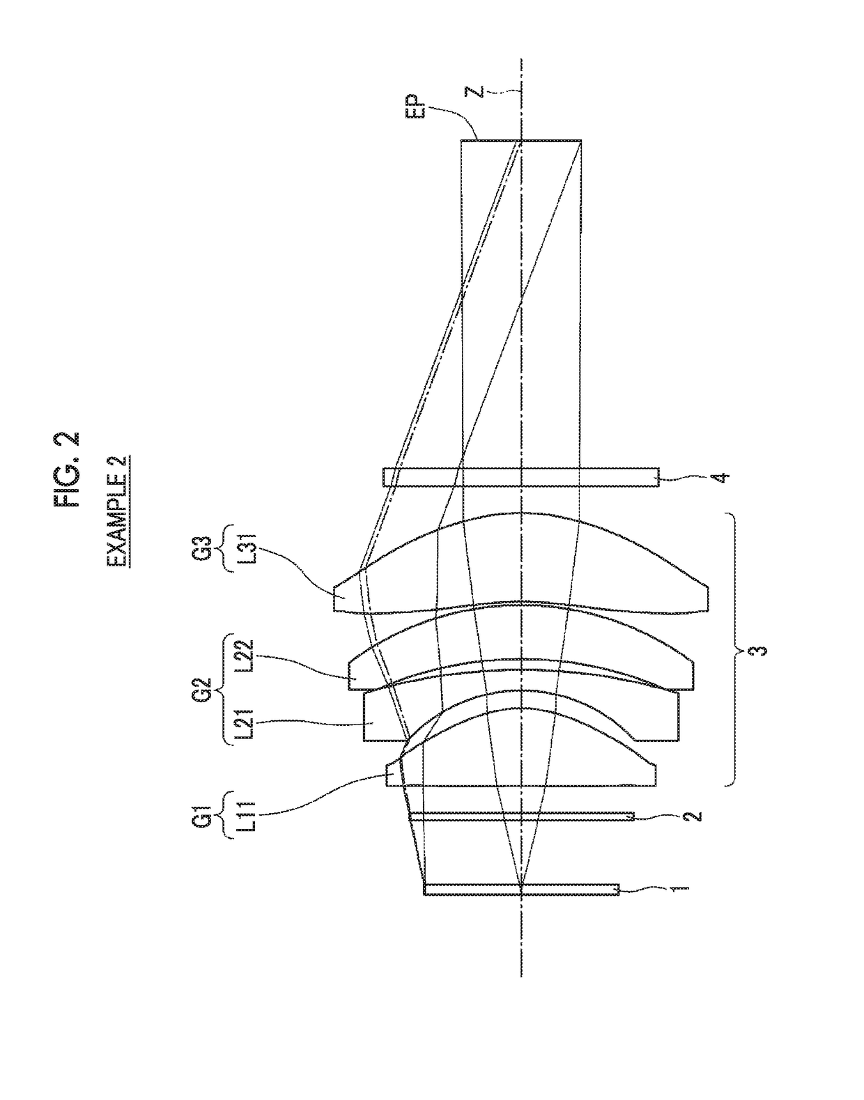 Ocular lens and imaging apparatus