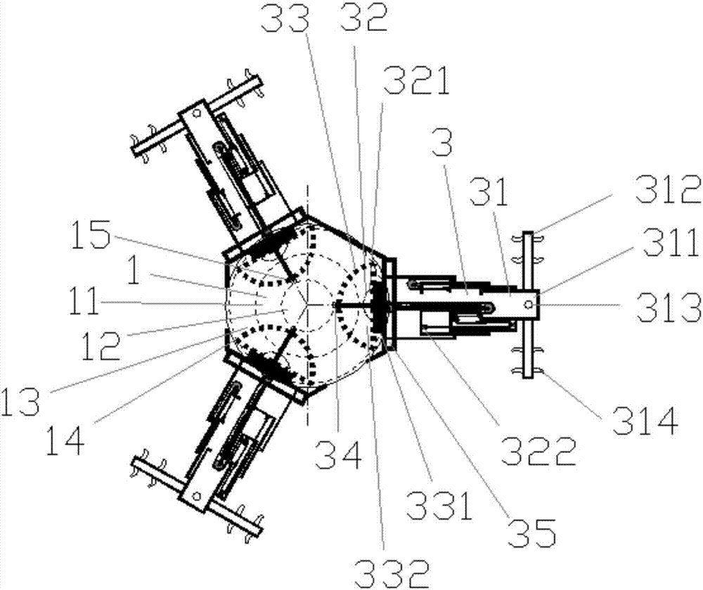 Drill bit system for root-shaped mixing pile