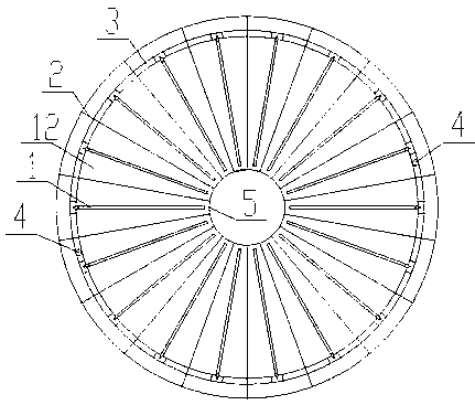 Novel vertical flow type sedimentation tank