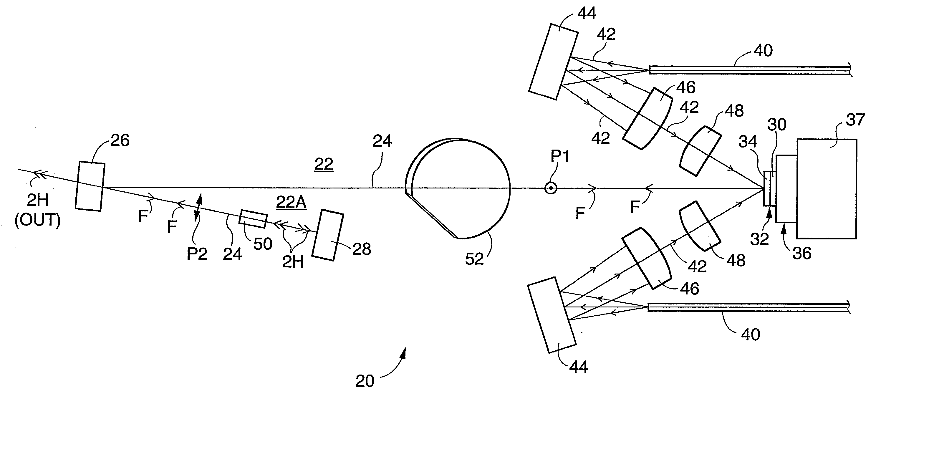 High-power external-cavity optically-pumped semiconductor lasers