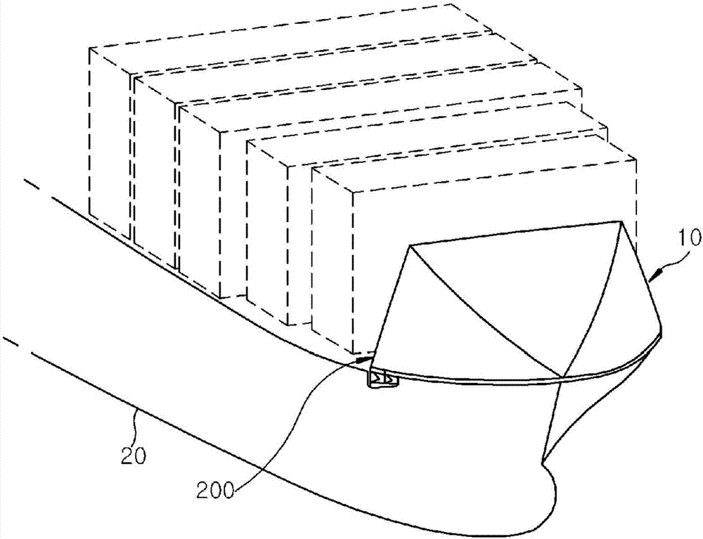 Composite panel for ship and manufacturing method therefor