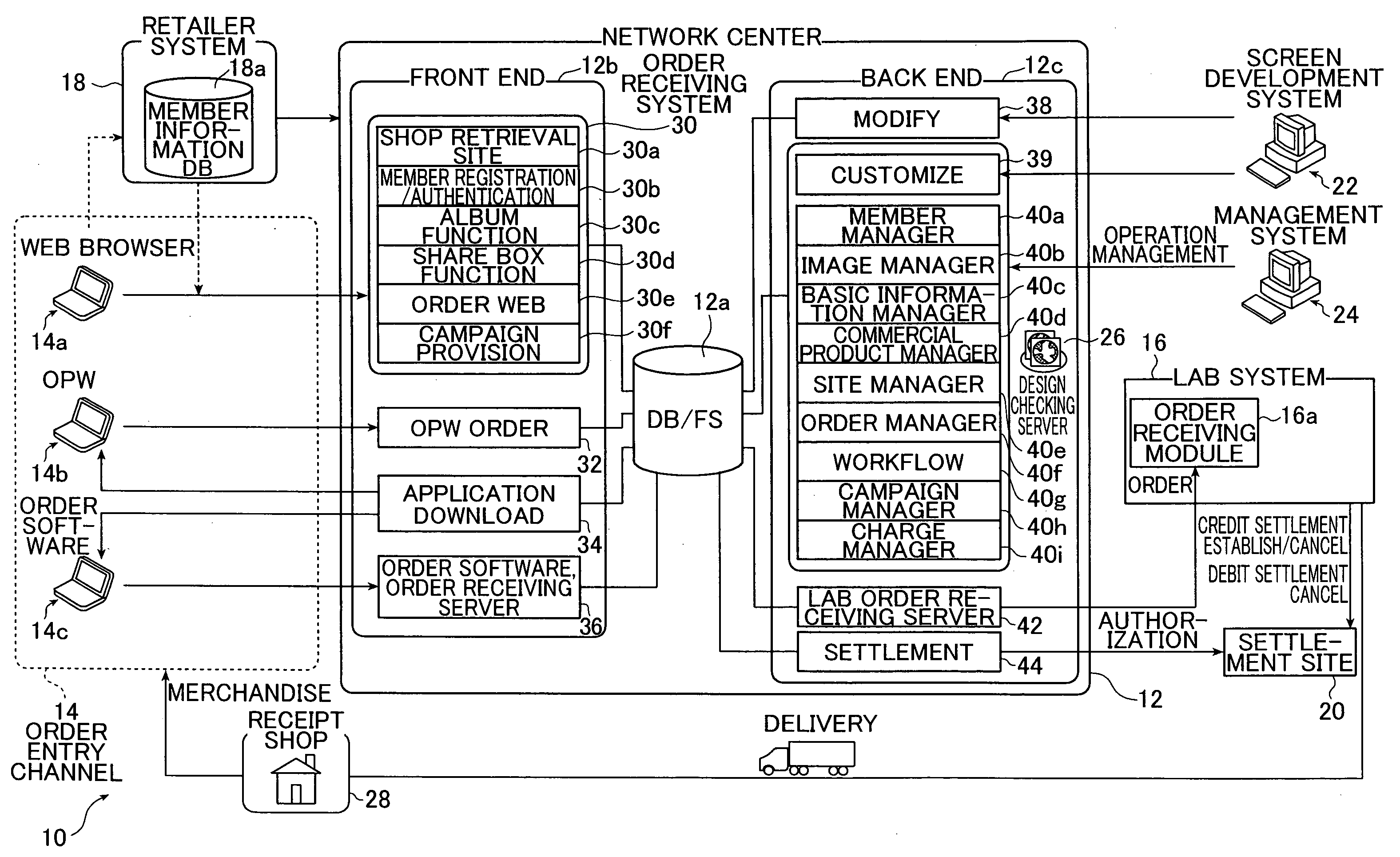 Image network system, network server, and language setting method