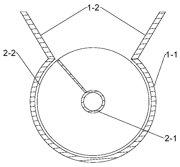 Ore pulp defoaming device