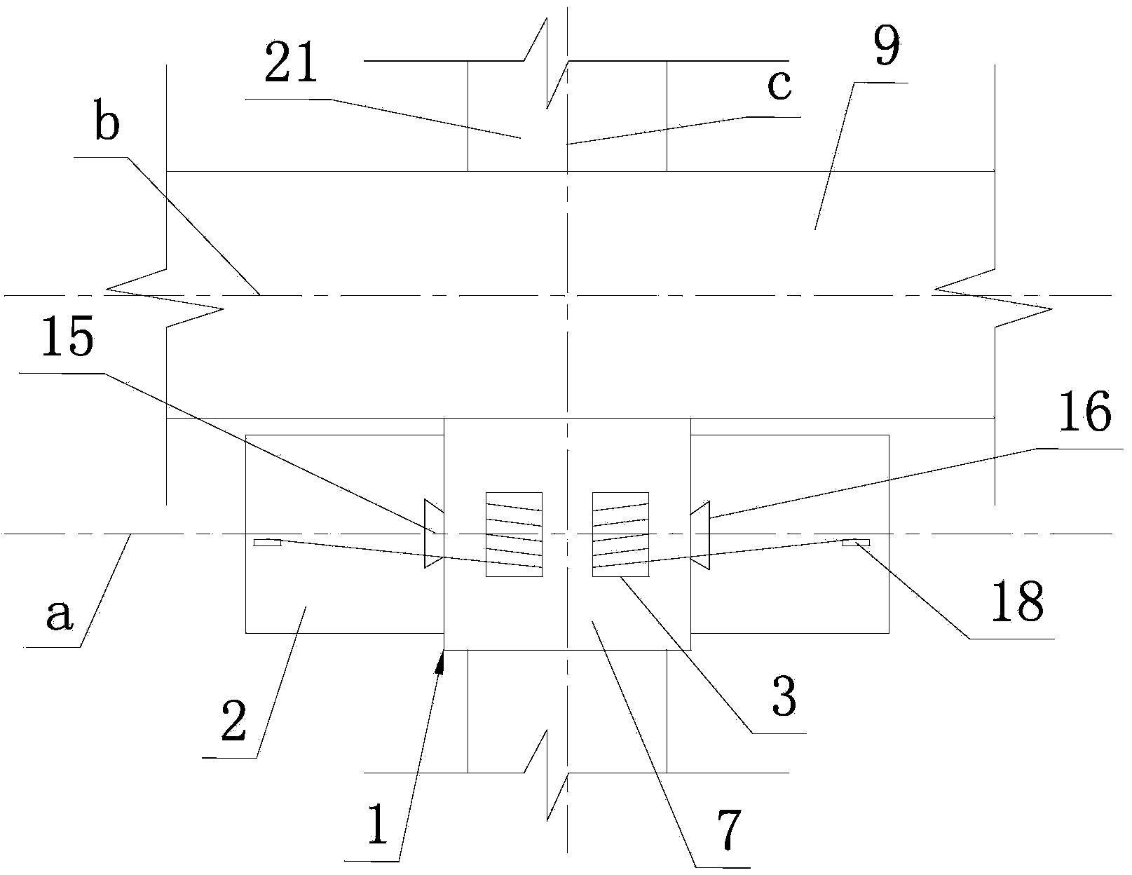 Construction device and construction method for steel beam connection platform