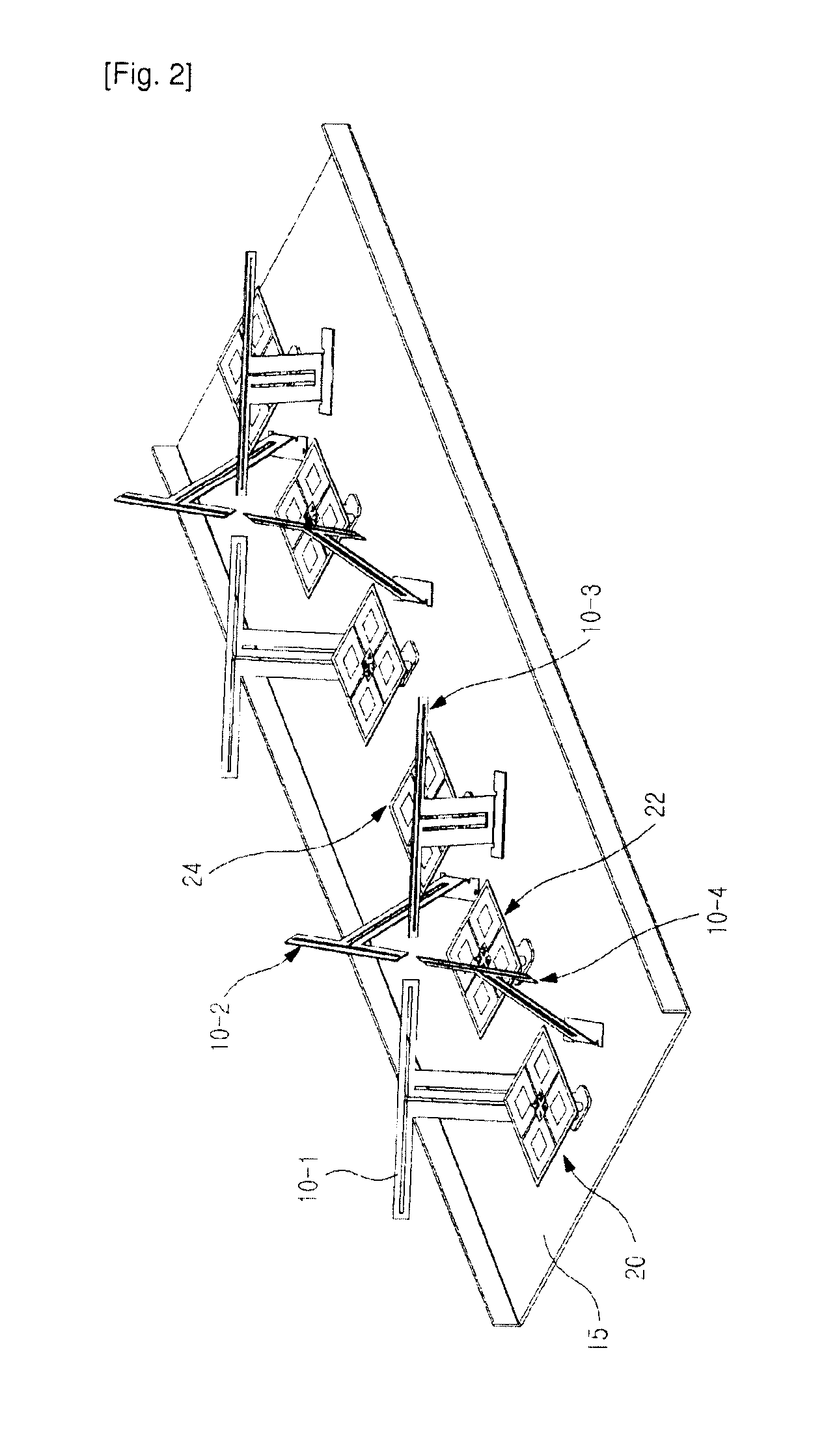 Dual-band dual-polarized antenna of base station for mobile communication