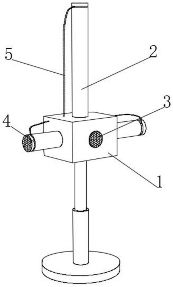 Atmospheric haze detection device based on Internet of things