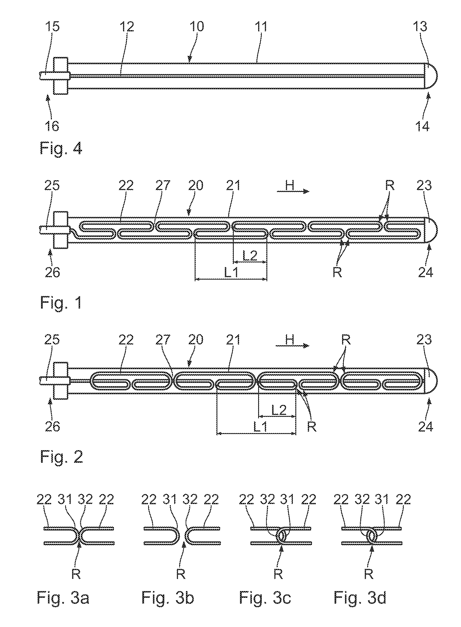 Electrode catheter for intervention purposes