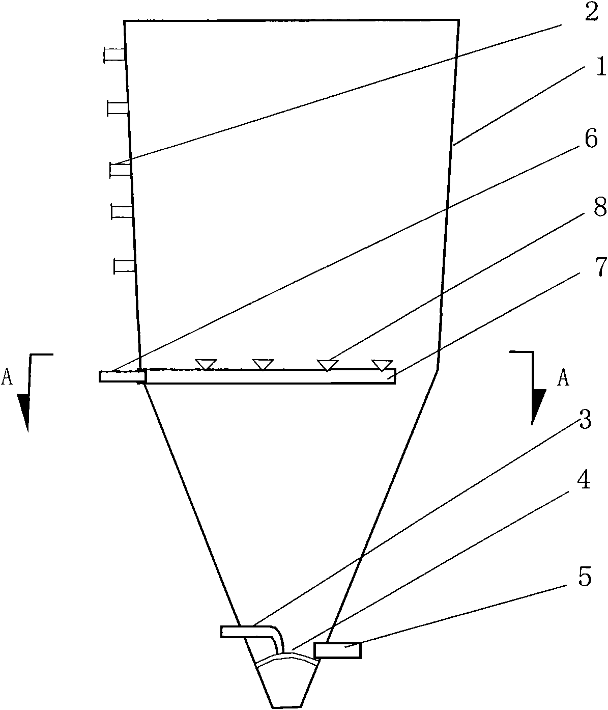 Waste silicon wafer-cutting fluid processing method and silicon carbide rinsing device