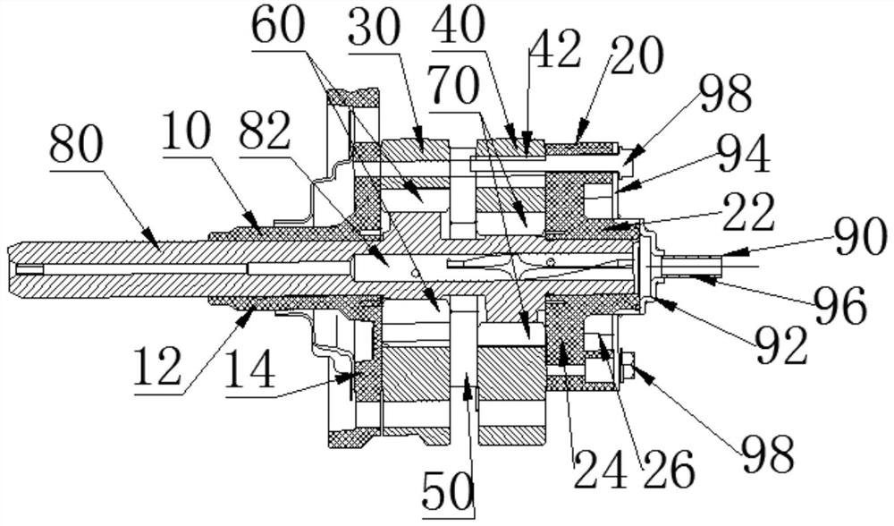 Double-cylinder compressor pump body and double-cylinder compressor