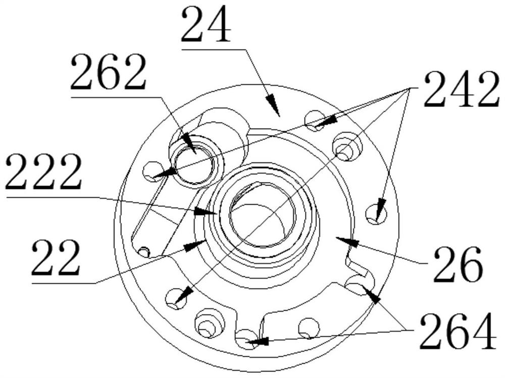 Double-cylinder compressor pump body and double-cylinder compressor