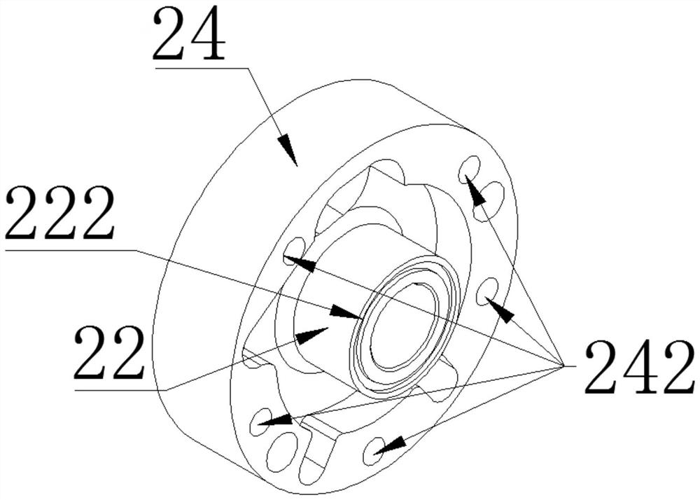 Double-cylinder compressor pump body and double-cylinder compressor