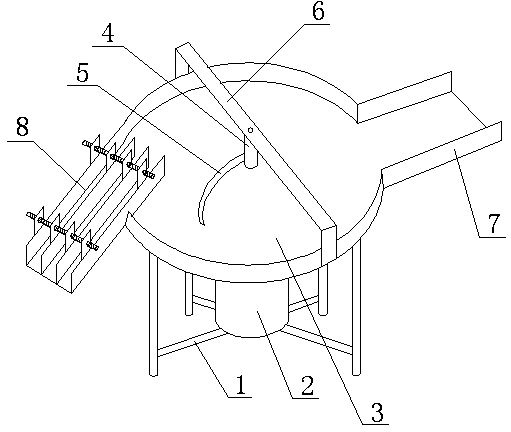 Medicine bottle arraying multi-channel output device