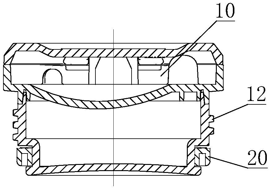 Sealing cover of sealed container