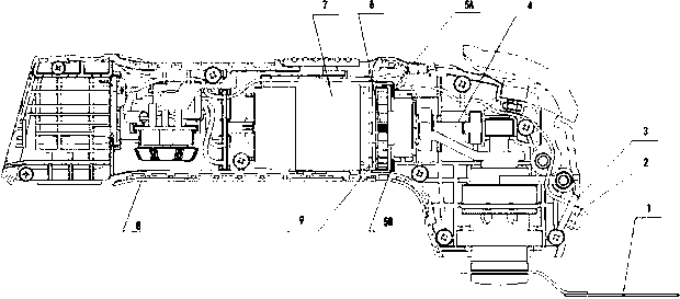 Multifunctional swing tool provided with stroboscopic part