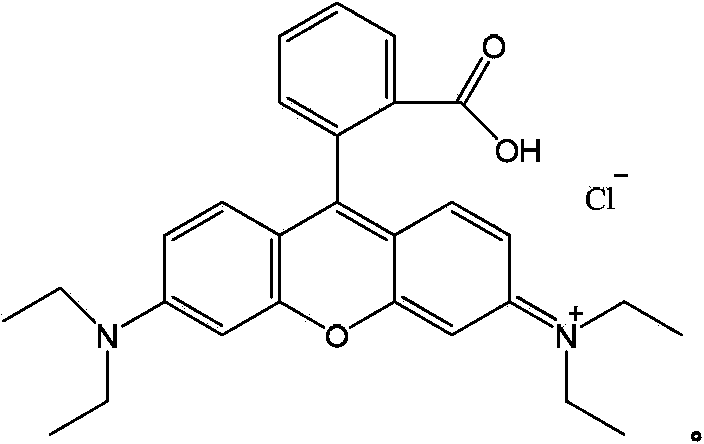 Metal ion indicating film, and preparation method and use thereof