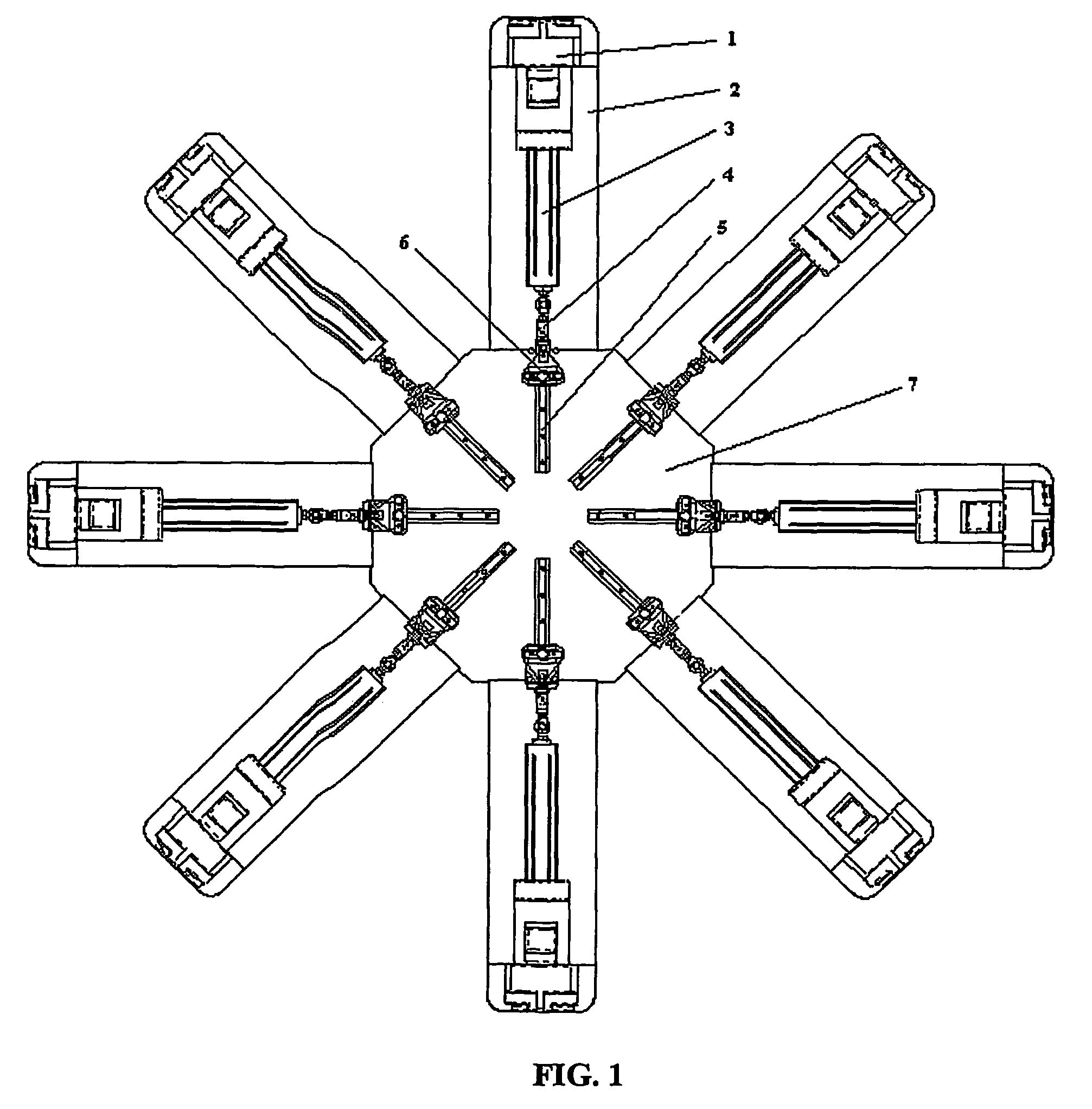 Multiaxial universal testing machine