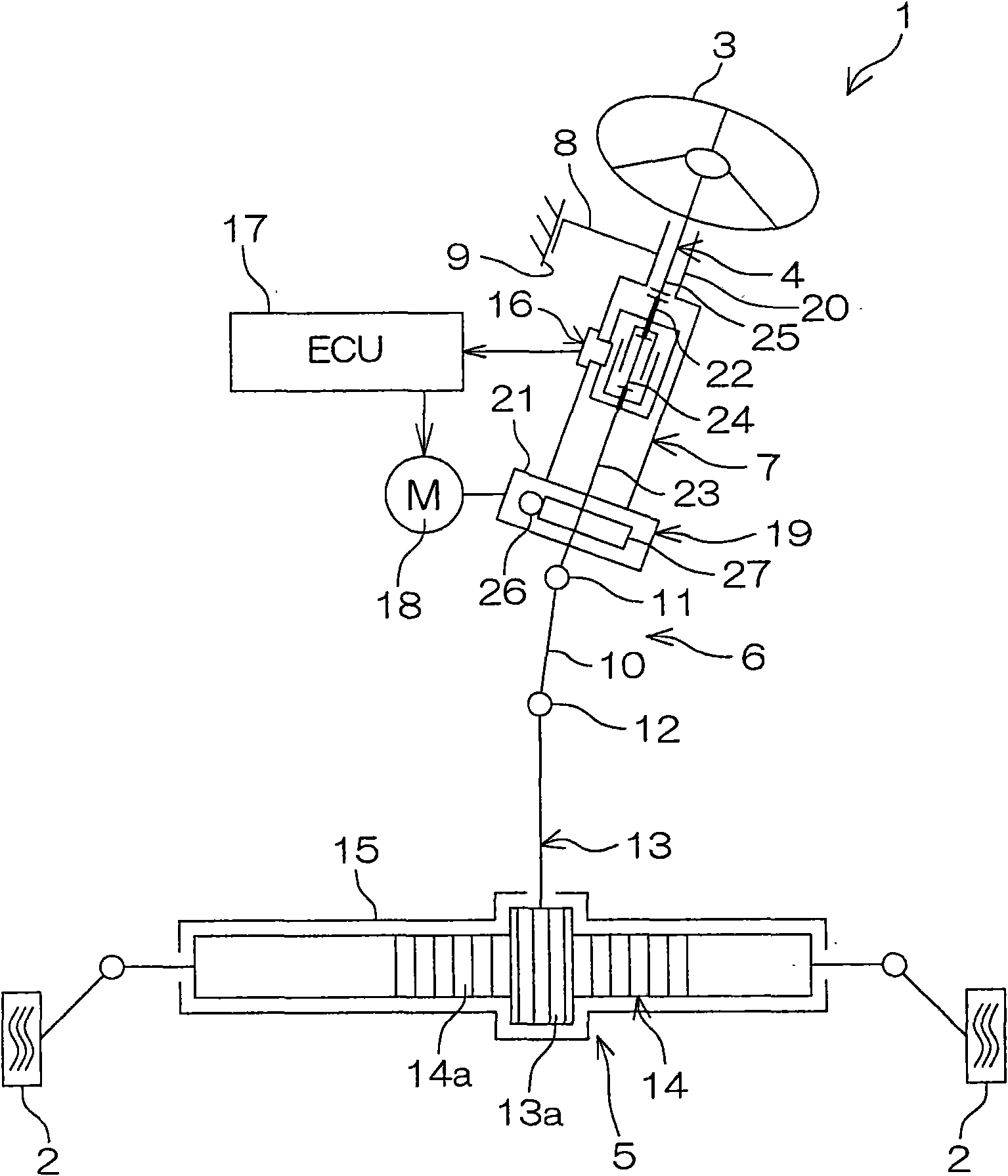 Torque detecting device