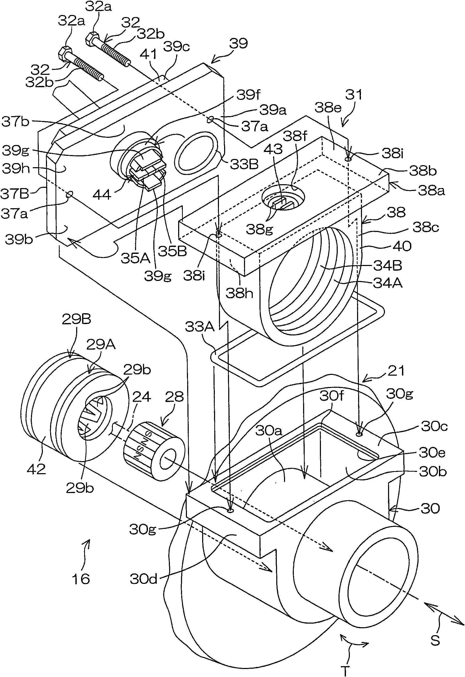 Torque detecting device