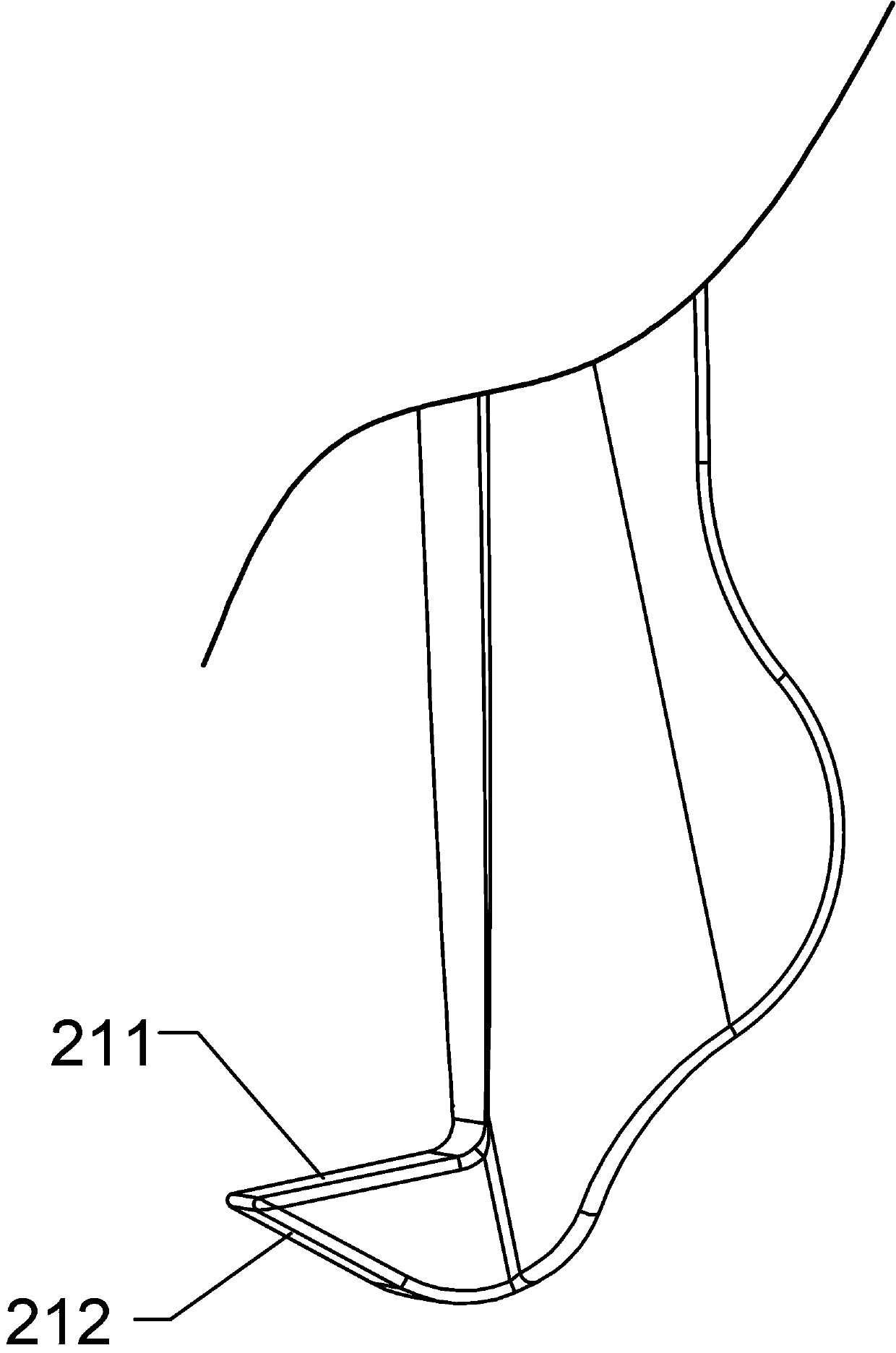 Convenient and rapid separating device suitable for detachable blood glucose transmitter