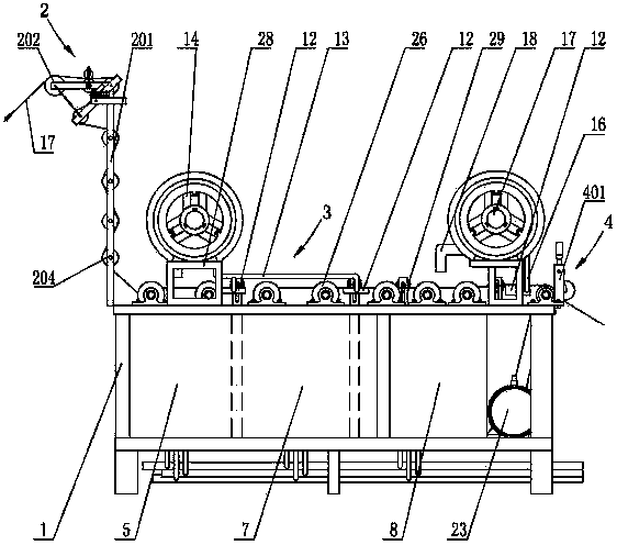 Ultrasonic cleaning device for zippers