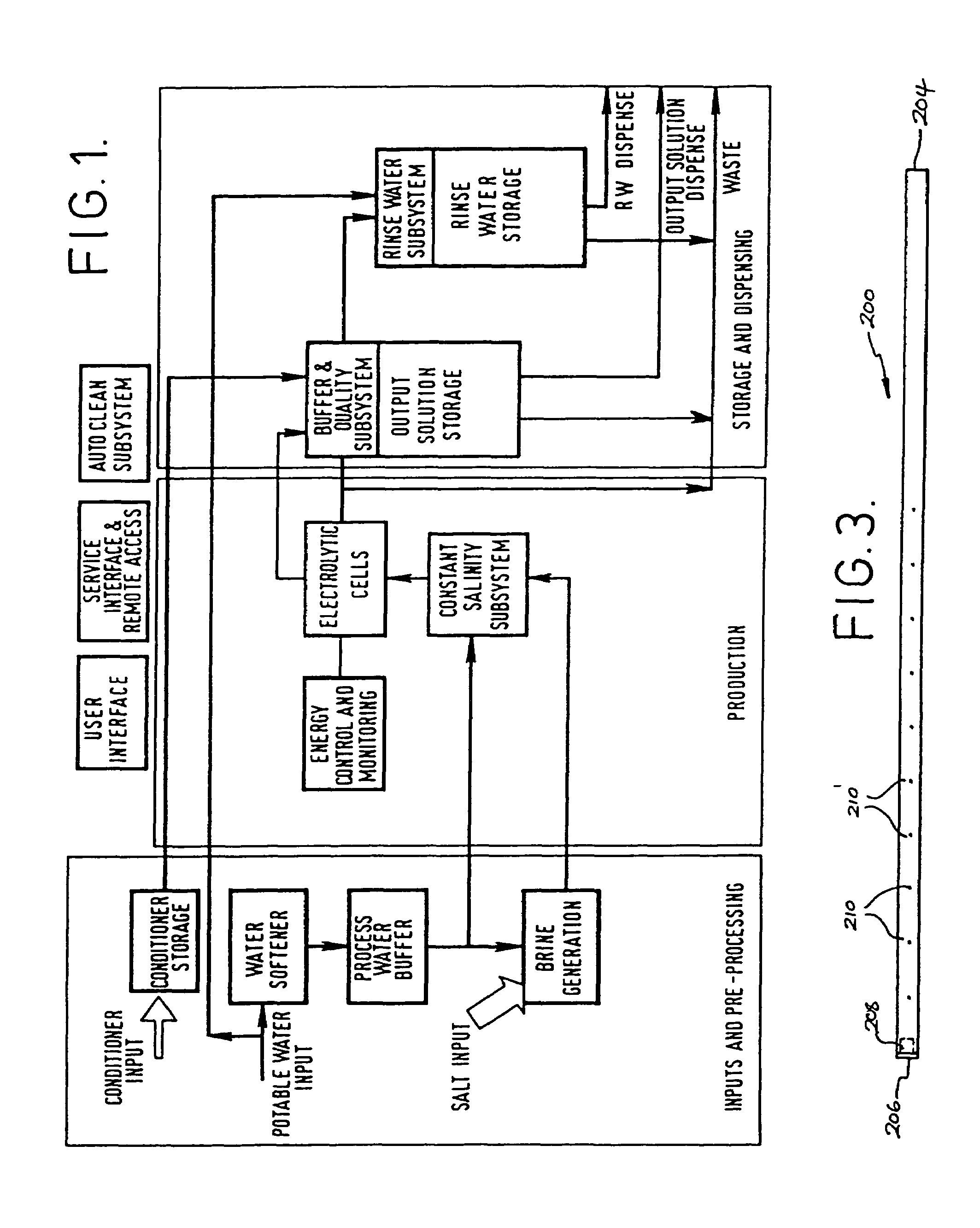 Electrochemical treatment of an aqueous solution