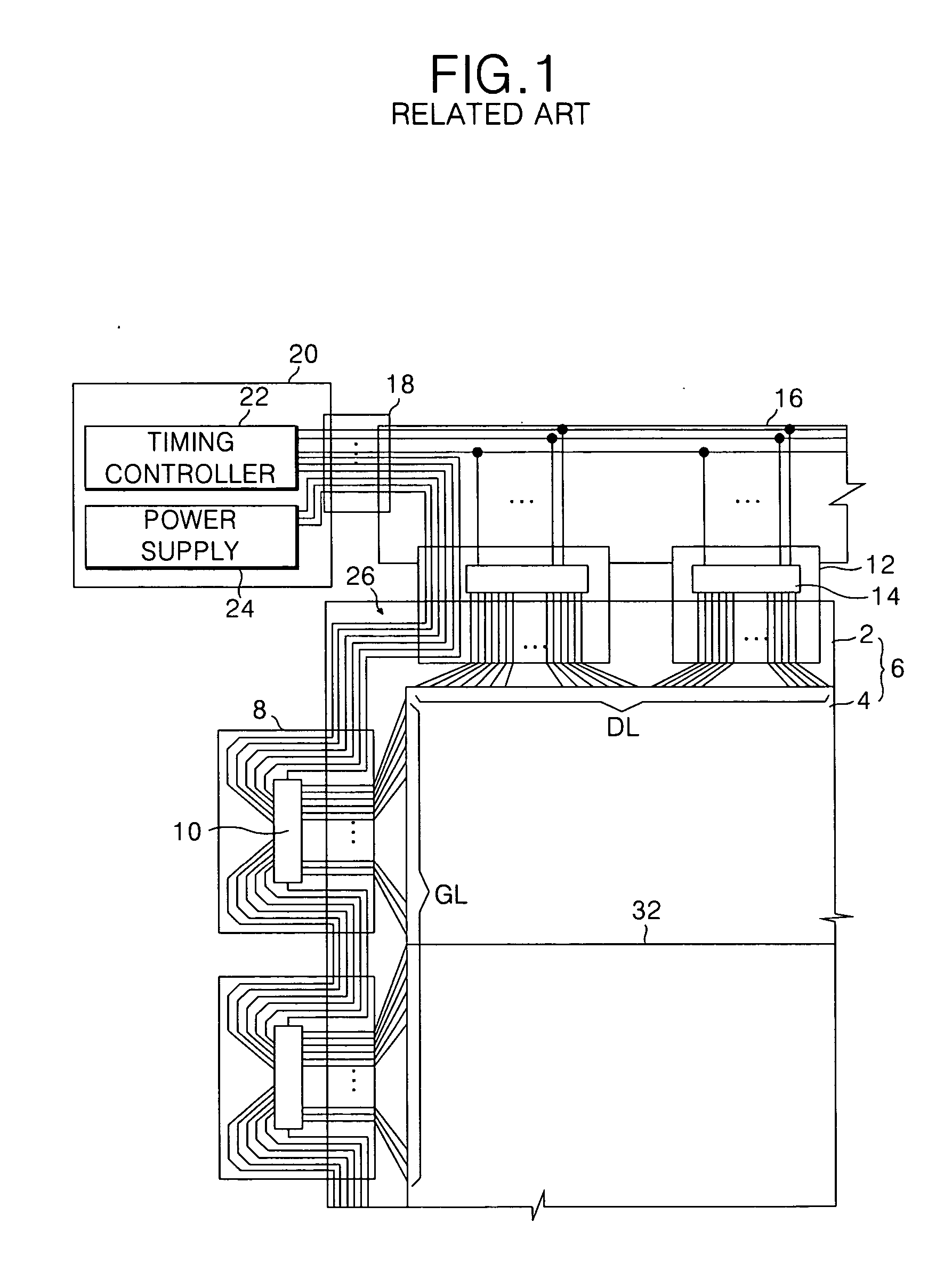 Line on glass liquid crystal display and method of fabricating the same