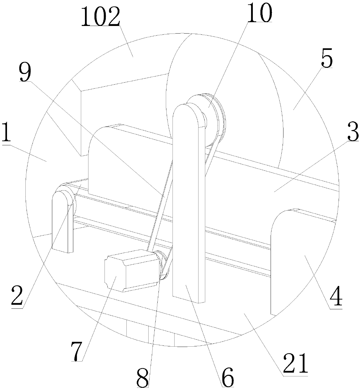 Leavened cake production device and preparation method thereof