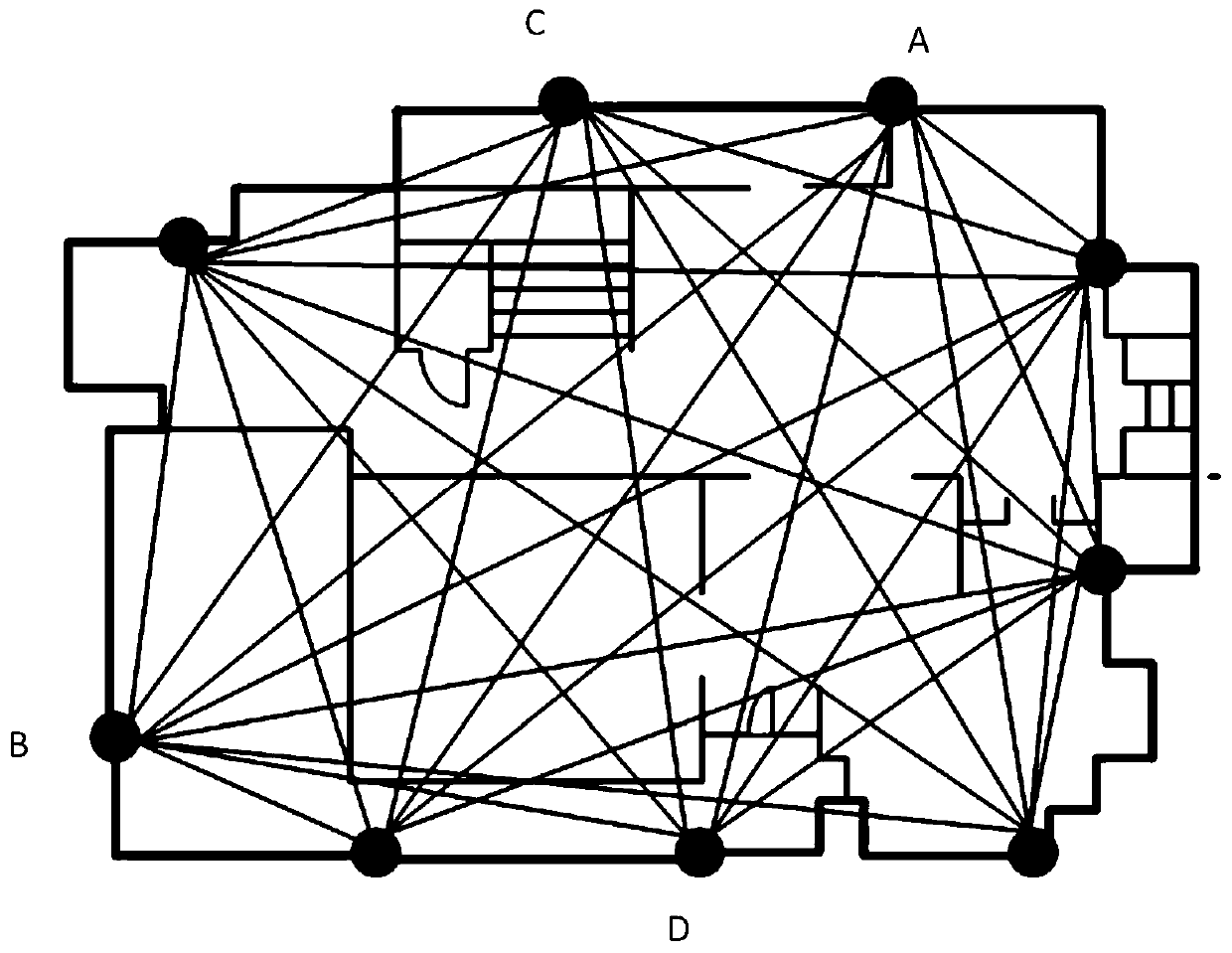 Smart building lighting light regulation and control method and system based on target perception