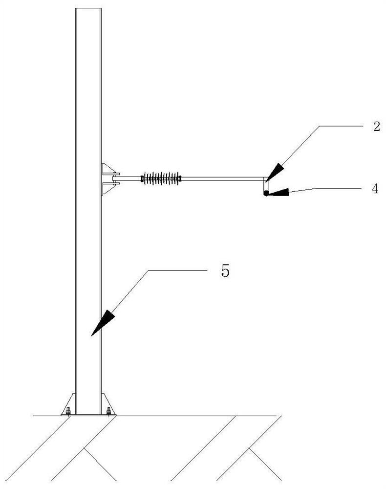 Moving mechanism of mobile contact net, mobile contact net and operation method