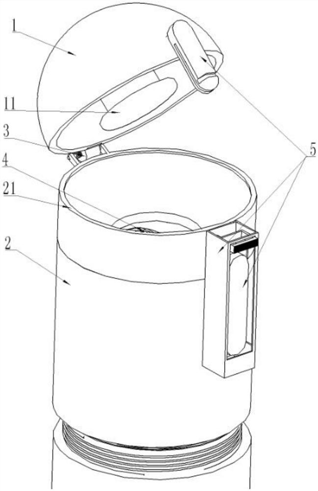 A kind of double sealing cup cover