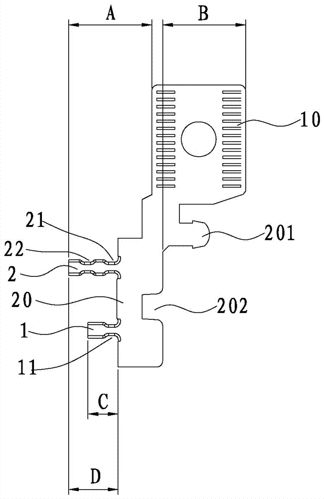 A coil terminal conductive sheet structure