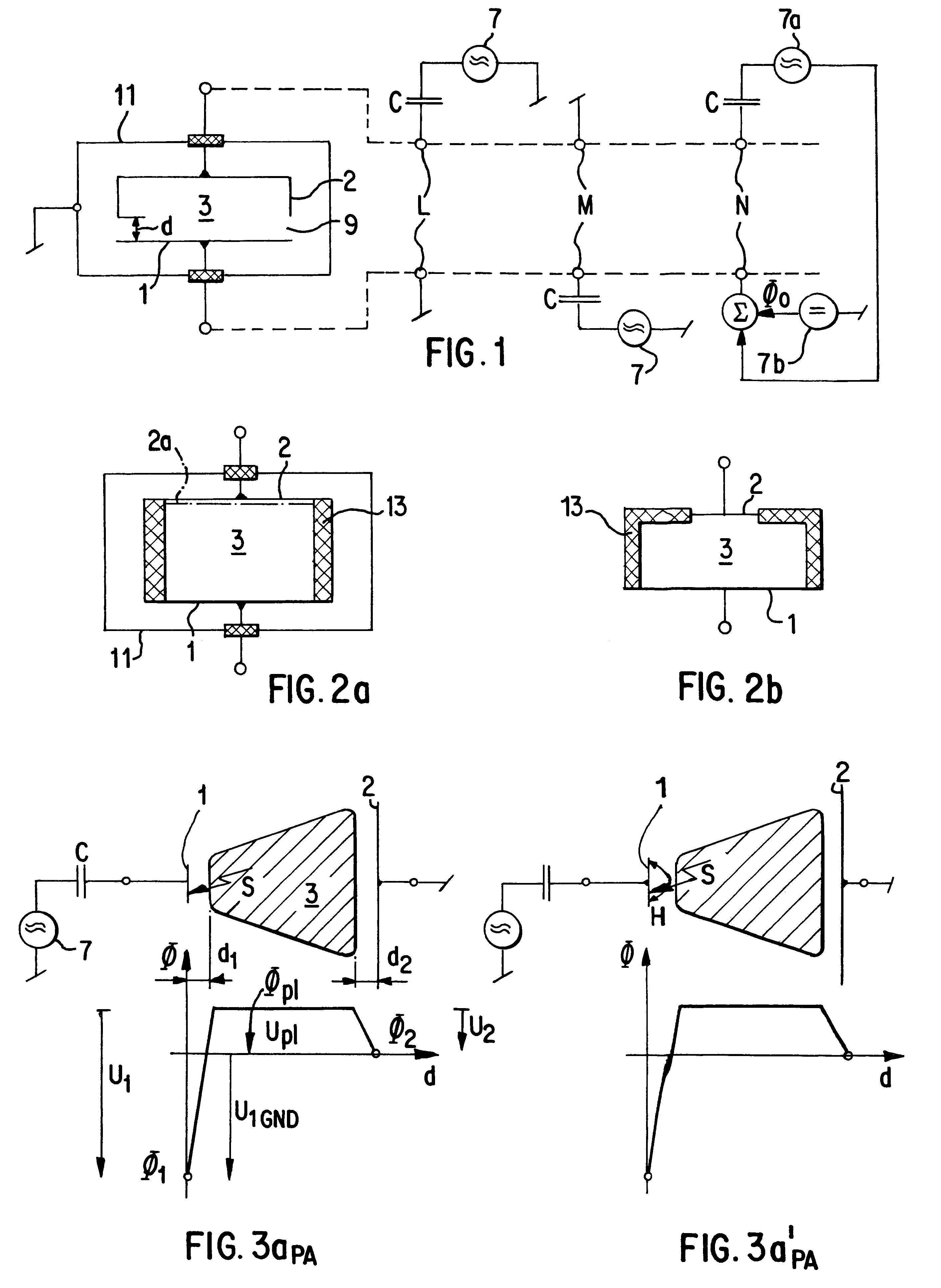 Process and apparatus for sputter etching or sputter coating