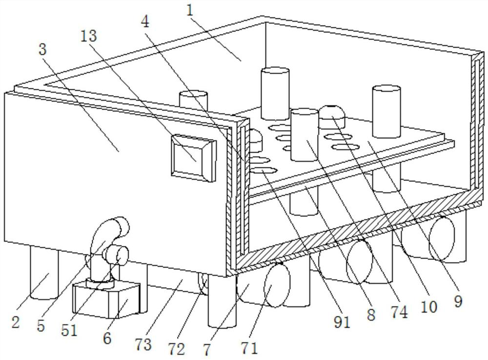 A sauce heating and heat preservation fermentation tank