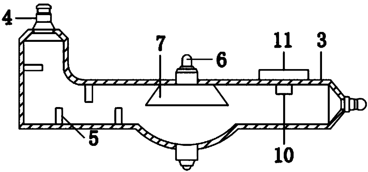 Fluorination device for treating neodymium iron boron waste powder