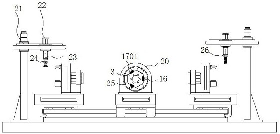 Non-standard plastic part internal thread machining device capable of conducting thread detection