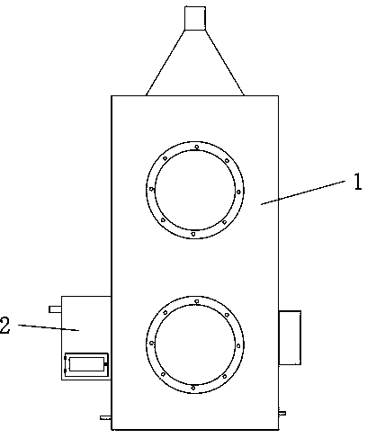 Energy-saving type multiple-effect VOCs purification reactor