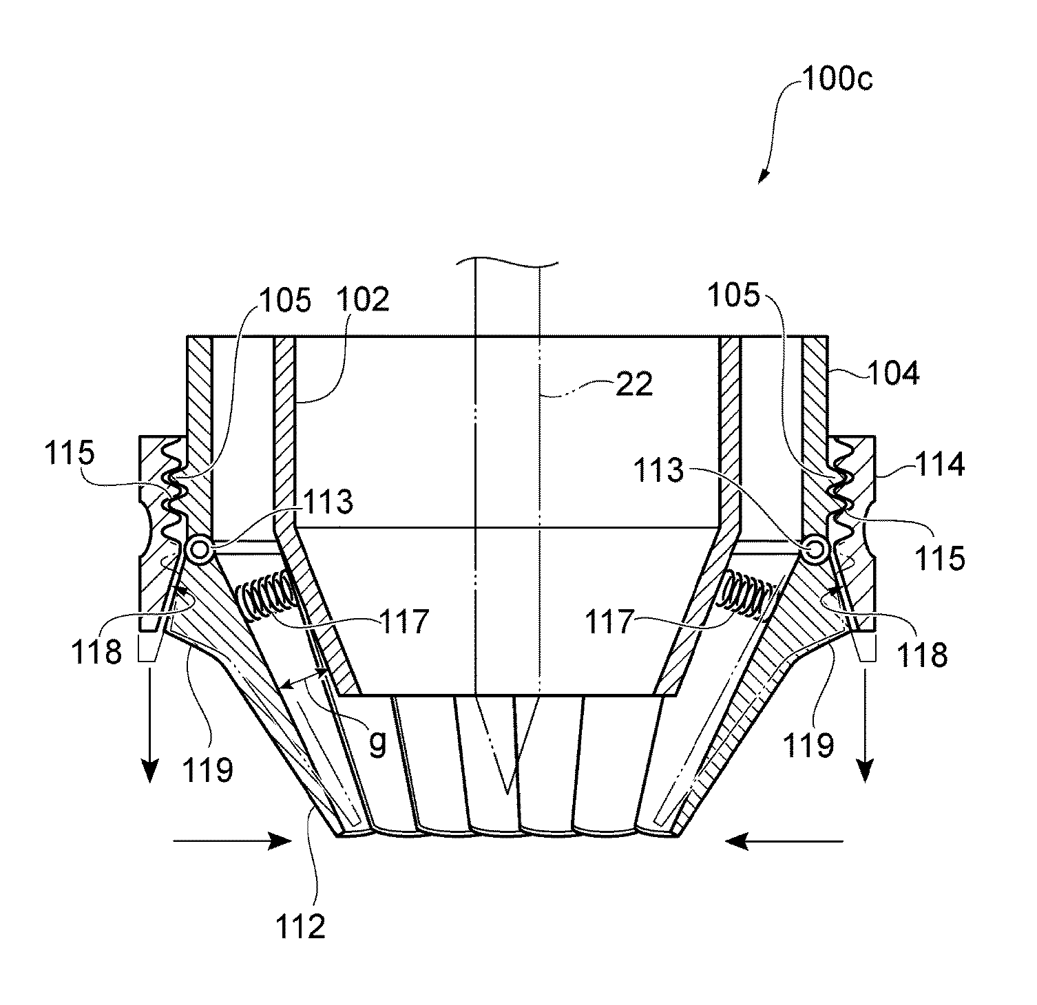 Welding method, welding nozzle and welding device