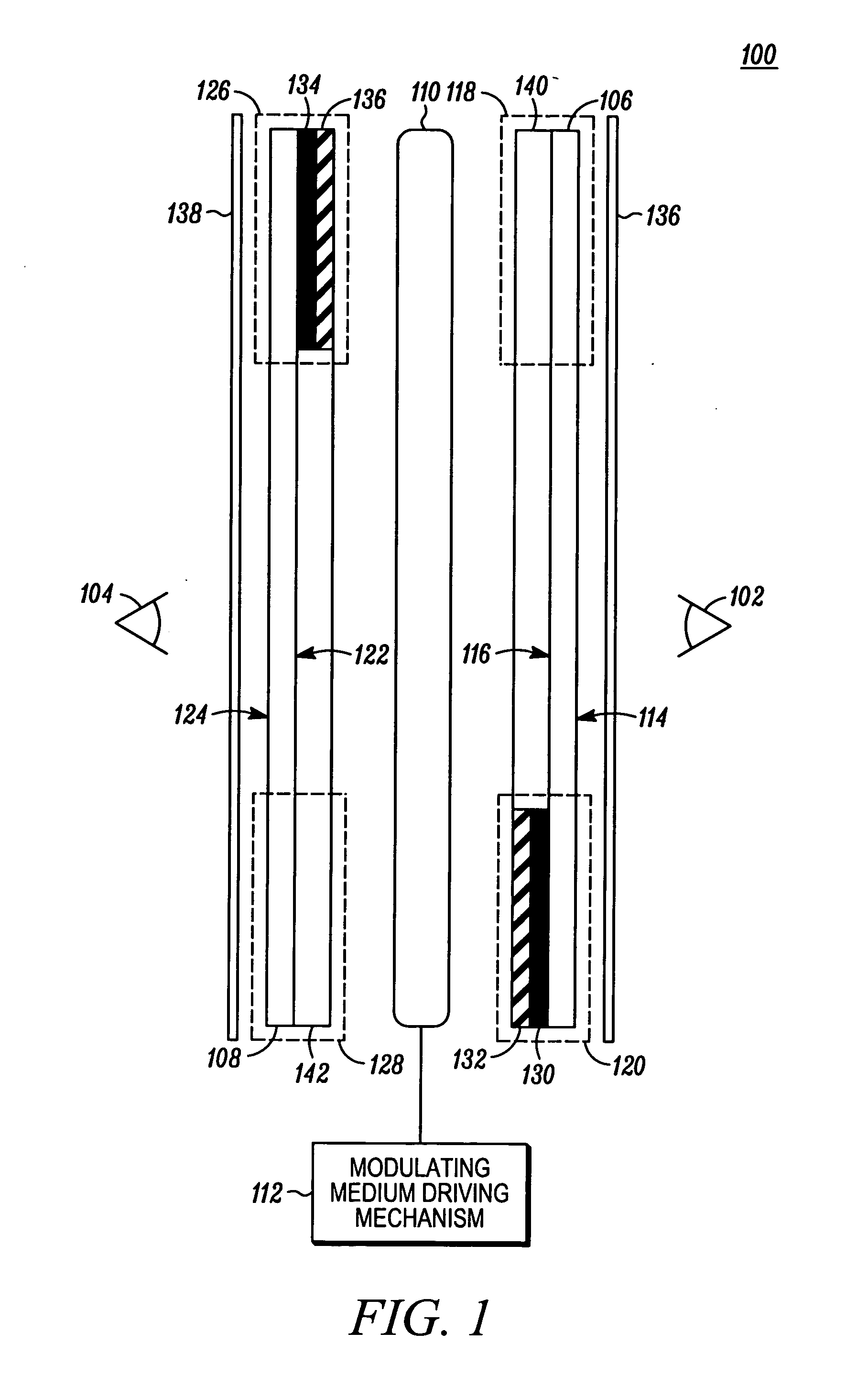 Two-way trans-reflective display