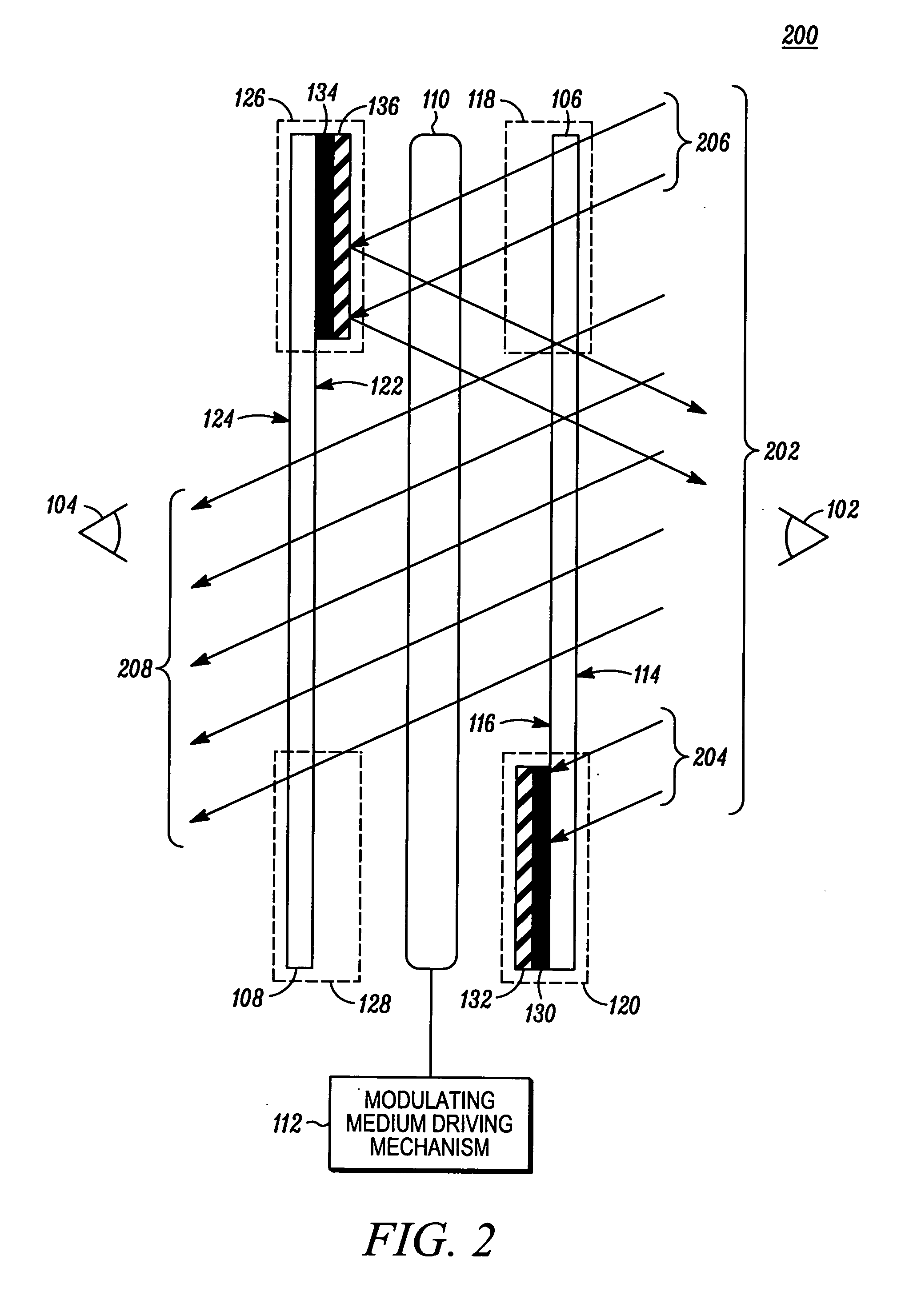 Two-way trans-reflective display